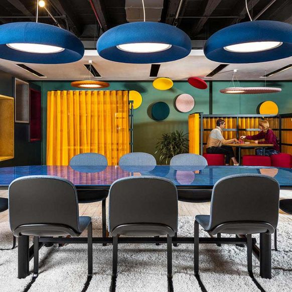 BuzziSpace BuzziDome Acoustic Pendant Light - Muffle USA LLC