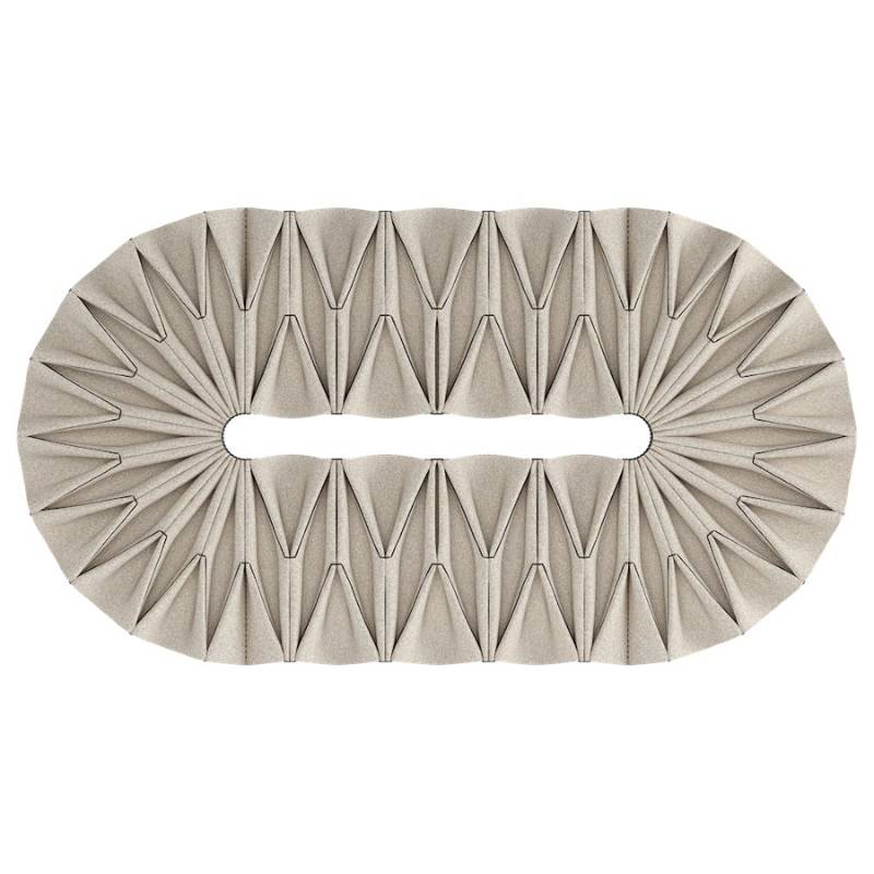 BuzziSpace BuzziPleat Edel Long Acoustic Cloud - Muffle USA LLC