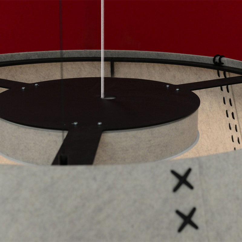 BuzziSpace BuzziShade Acoustic Pendant Disk Light - XL and XXL - Muffle USA LLC