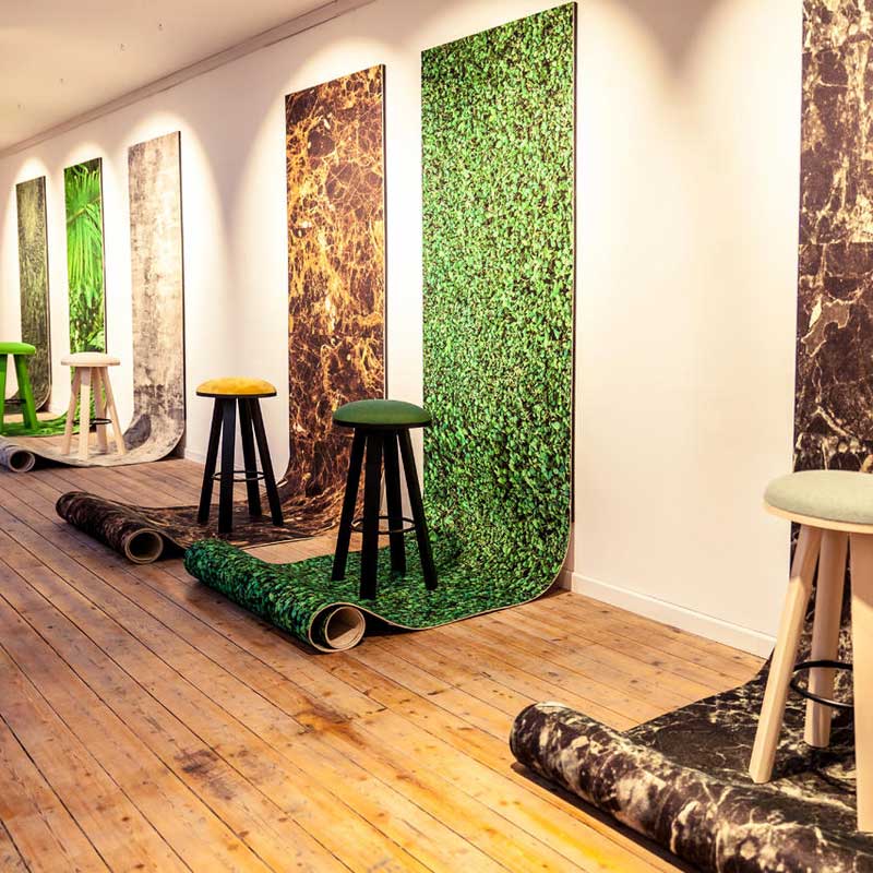 BuzziSpace BuzziSkin Printed Acoustic Fabric Wallpaper - Muffle USA LLC