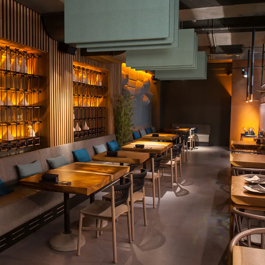 - MuffleBaffle Fabric Acoustic Ceiling Baffle - Straight - Muffle USA LLC