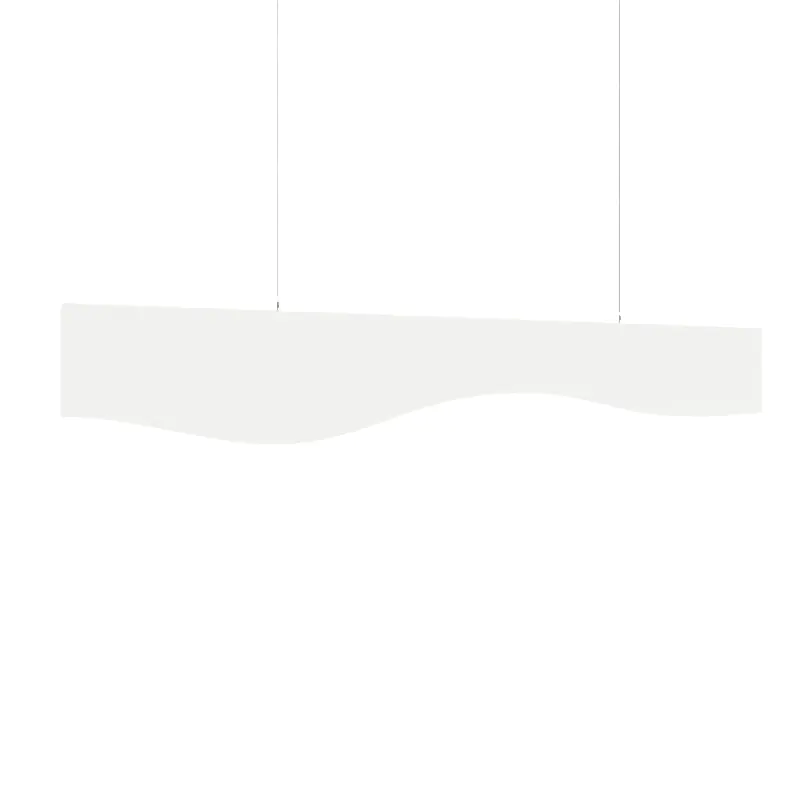 MuffleBaffle Fabric Acoustic Ceiling Baffle - Wave - Muffle USA LLC