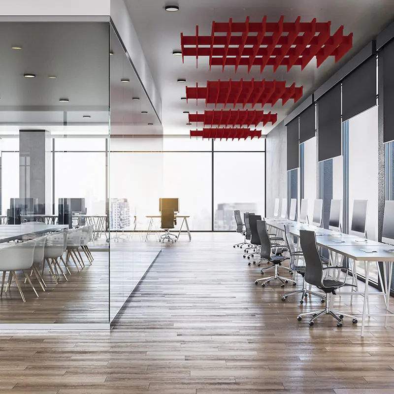 MuffleGrid Felt Acoustic Ceiling Cloud - Muffle USA LLC