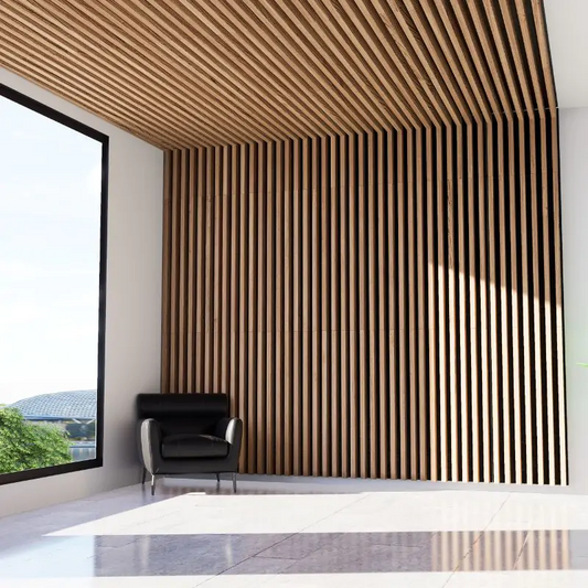 MuffleGrille Acoustic Slat Wall Panel - Muffle USA LLC