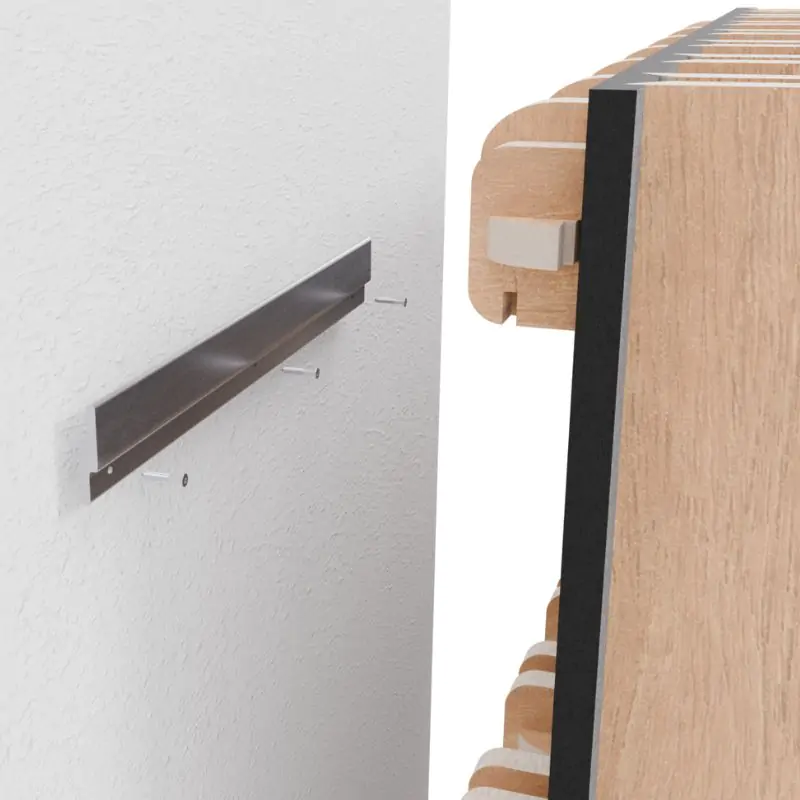MuffleGrille Acoustic Slat Wall Panel - Muffle USA LLC