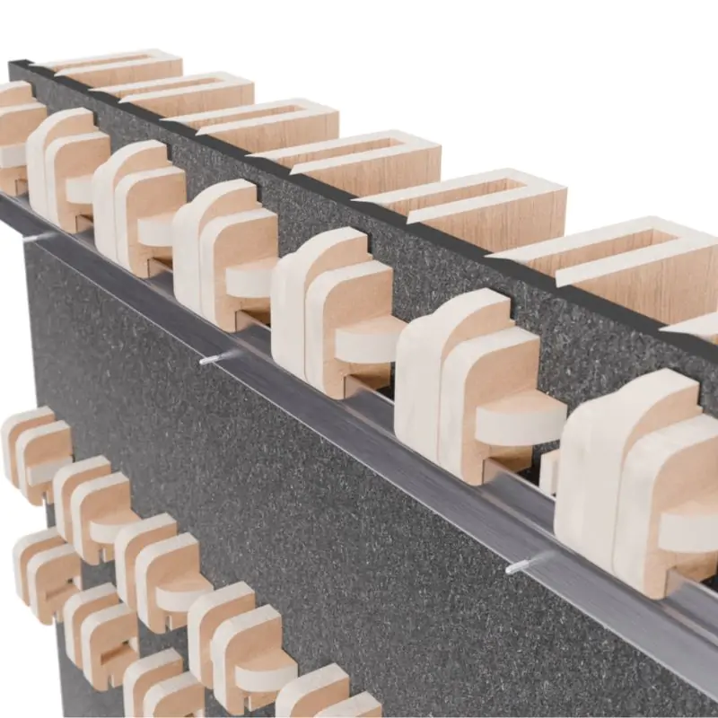 MuffleGrille Acoustic Slat Wall Panel - Muffle USA LLC