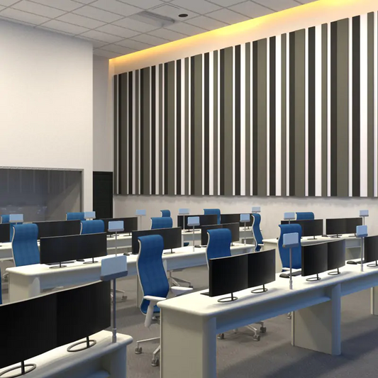 MuffleStripe 3D Felt Acoustic Wall Panel - Muffle USA LLC