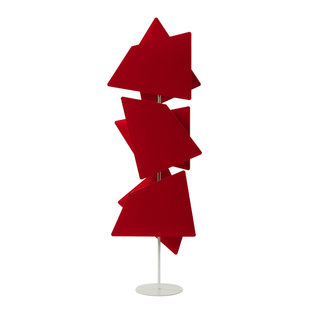 The snowsound flap totem in red.