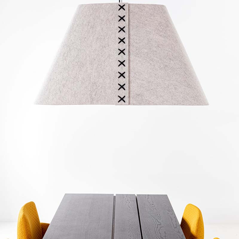 BuzziSpace BuzziShade Acoustic Pendant Light - Square Retrofit - Muffle USA LLC