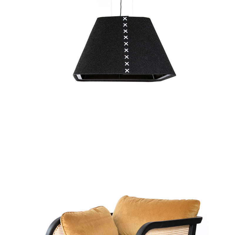 BuzziSpace BuzziShade Acoustic Pendant Light - Square Retrofit - Muffle USA LLC