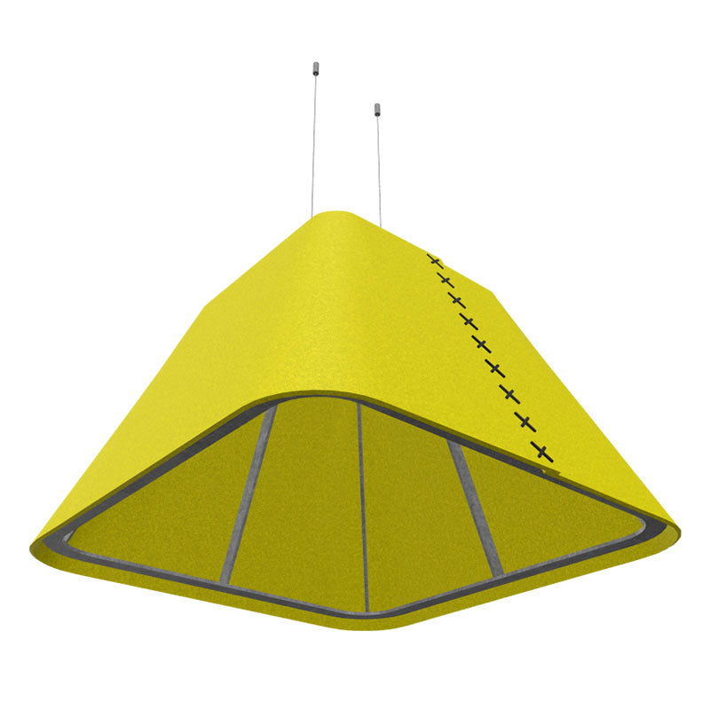 BuzziSpace BuzziShade Acoustic Pendant Light - Square Retrofit - Muffle USA LLC