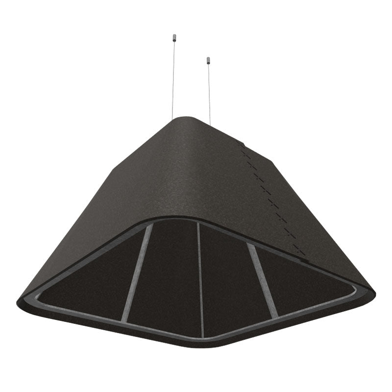 BuzziSpace BuzziShade Acoustic Pendant Light - Square Retrofit - Muffle USA LLC