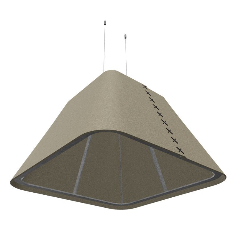 BuzziSpace BuzziShade Acoustic Pendant Light - Square Retrofit - Muffle USA LLC