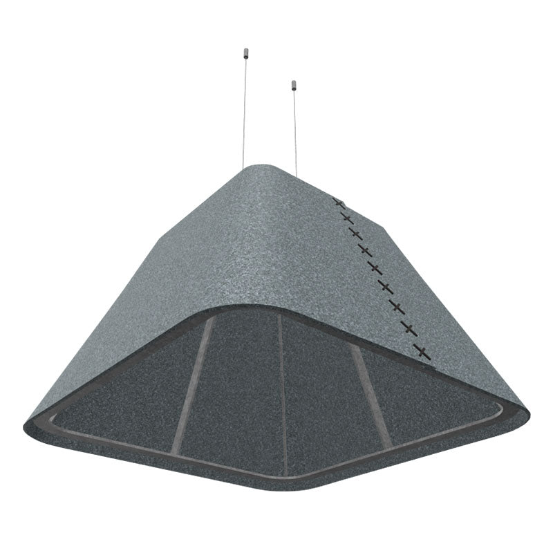BuzziSpace BuzziShade Acoustic Pendant Light - Square Retrofit - Muffle USA LLC