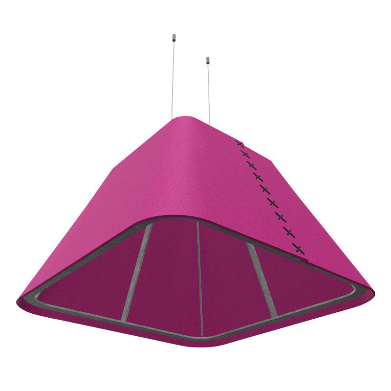 BuzziSpace BuzziShade Acoustic Pendant Light - Square Retrofit - Muffle USA LLC
