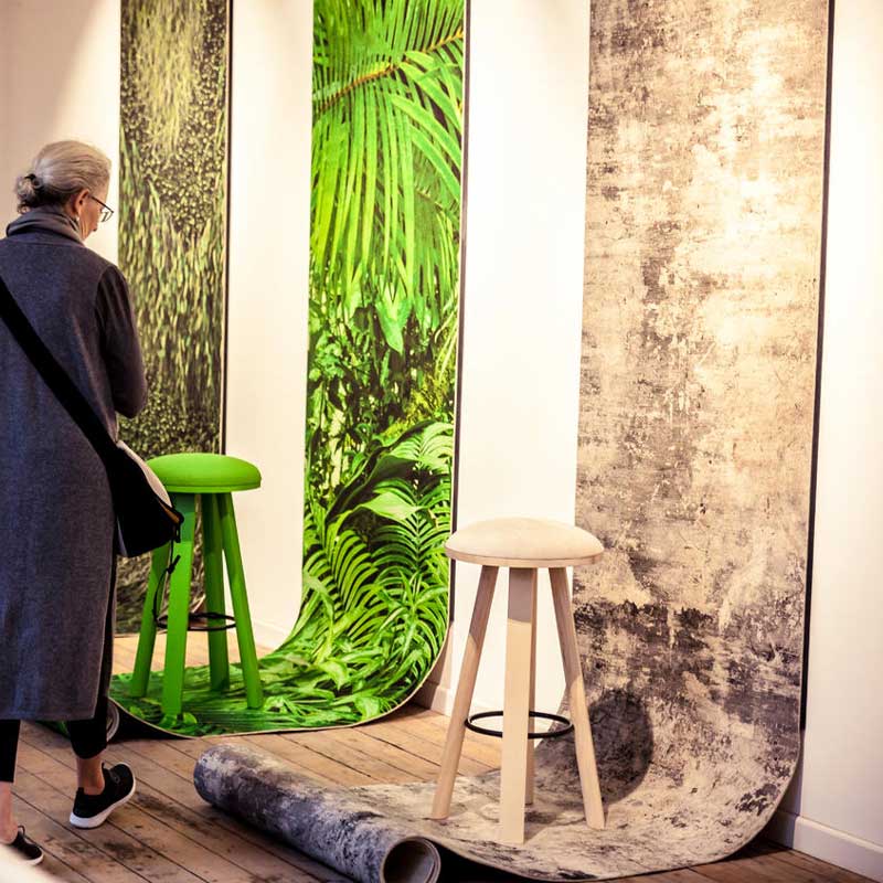 BuzziSpace BuzziSkin Printed Acoustic Fabric Wallpaper - Muffle USA LLC