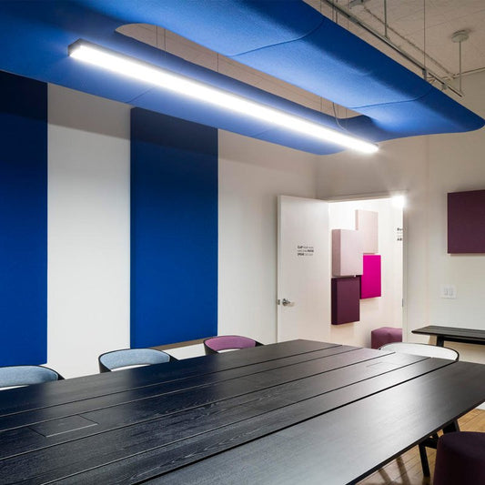 BuzziSpace BuzziZepp Acoustic Ceiling Light - LED Line - Muffle USA LLC