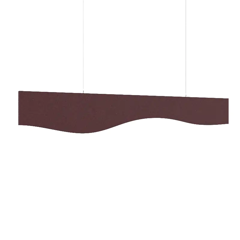MuffleBaffle Fabric Acoustic Ceiling Baffle - Wave - Muffle USA LLC