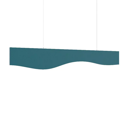 MuffleBaffle Fabric Acoustic Ceiling Baffle - Wave - Muffle USA LLC