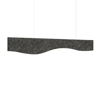  - MuffleBaffle Felt Acoustic Ceiling Baffle - Wave - Muffle USA LLC 
