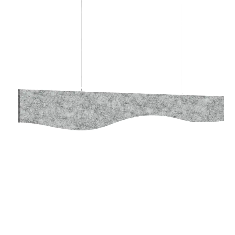  - MuffleBaffle Felt Acoustic Ceiling Baffle - Wave - Muffle USA LLC 