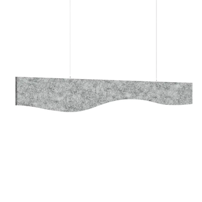  - MuffleBaffle Felt Acoustic Ceiling Baffle - Wave - Muffle USA LLC 