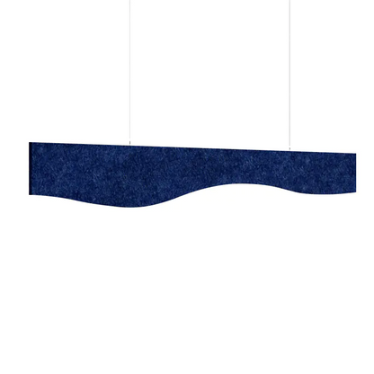  - MuffleBaffle Felt Acoustic Ceiling Baffle - Wave - Muffle USA LLC 