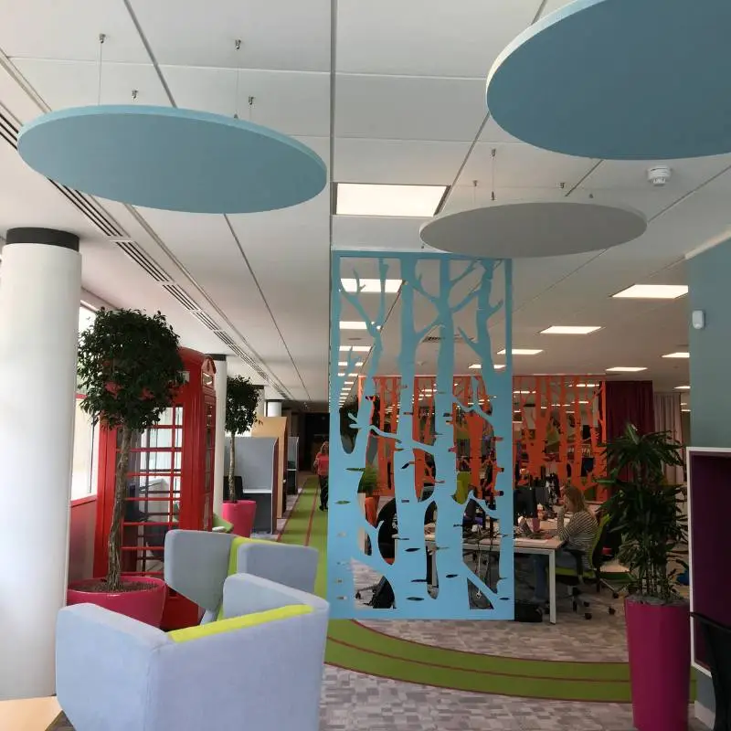  - MuffleCloud Acoustic Ceiling Cloud - Circle - Muffle USA LLC 