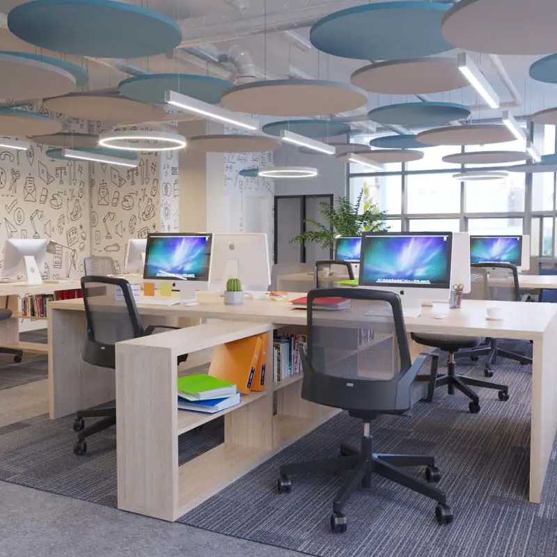  - MuffleCloud Acoustic Ceiling Cloud - Circle - Muffle USA LLC 