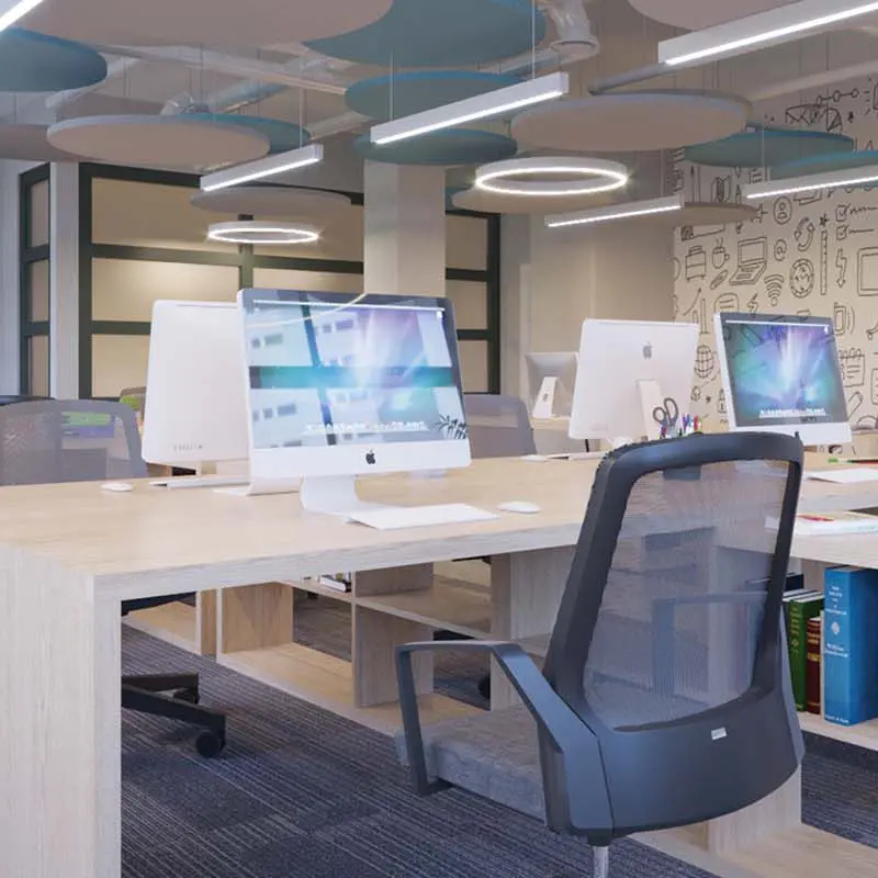  - MuffleCloud Acoustic Ceiling Cloud - Circle - Muffle USA LLC 
