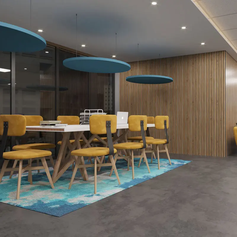  - MuffleCloud Acoustic Ceiling Cloud - Circle - Muffle USA LLC 