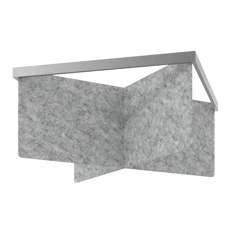  - MuffleLattice Felt Acoustic Ceiling Baffle - Muffle USA LLC 