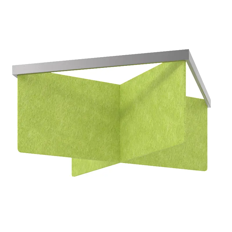  - MuffleLattice Felt Acoustic Ceiling Baffle - Muffle USA LLC 