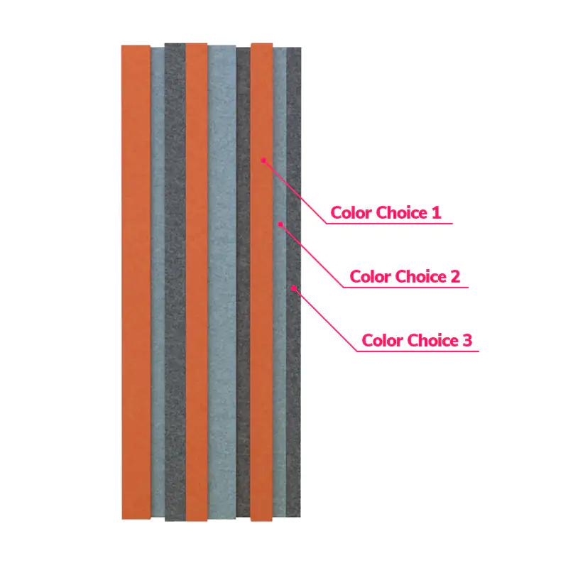 MuffleStripe 3D Felt Acoustic Wall Panel - Muffle USA LLC