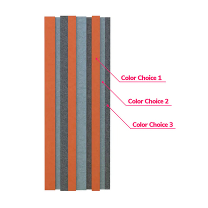 MuffleStripe 3D Felt Acoustic Wall Panel - Muffle USA LLC