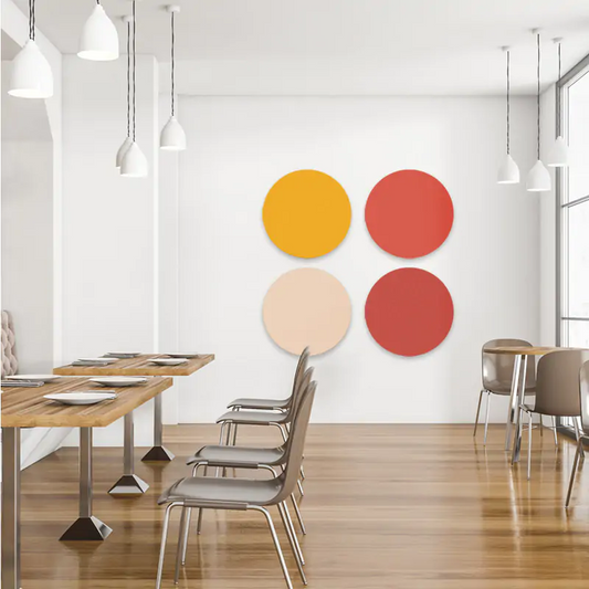  - MuffleWall Fabric Acoustic Wall Panel - Circle - Muffle USA LLC 