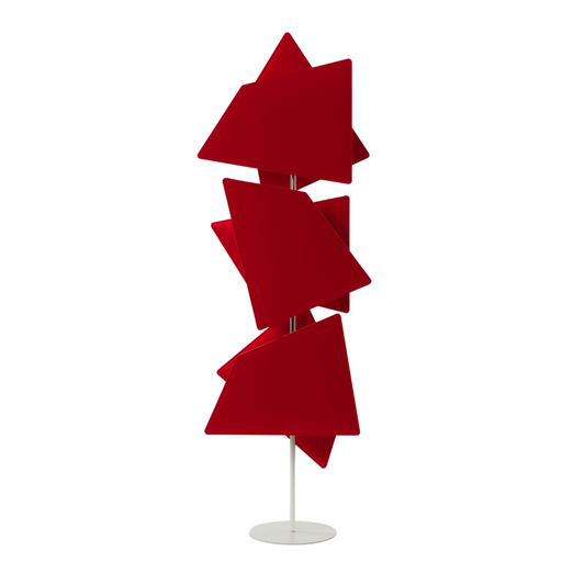 The snowsound flap totem in red. 
